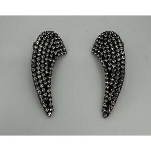 Auden Rhinestone Wing Clip-On Earrings